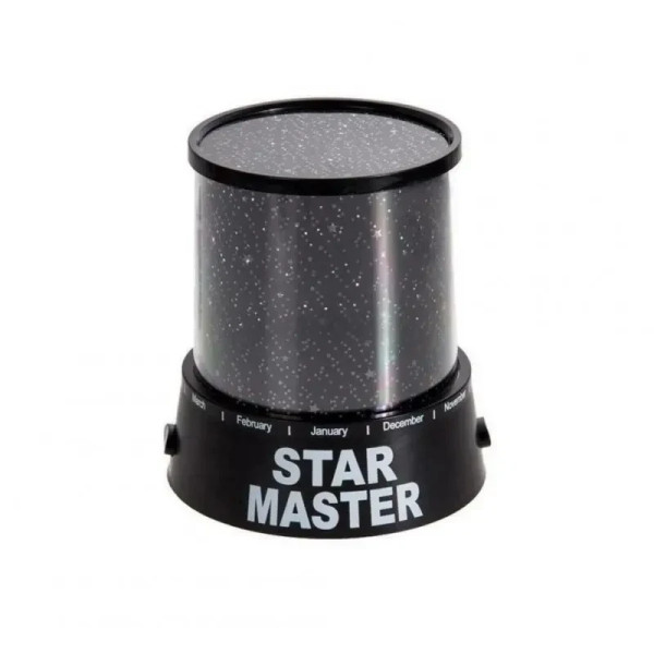 Детский ночник проектор звездного неба GIZMOS Star Master, 3 режима работы, черный