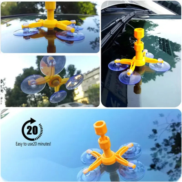 Полный набор для ремонта лобового стекла Sunroz Windshield Repair Kit