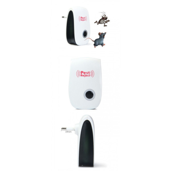 Ультразвуковой отпугиватель грызунов и насекомых Pest Reject Ultrasonic Электро магнитный