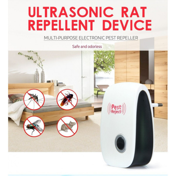 Ультразвуковой отпугиватель грызунов и насекомых Pest Reject Ultrasonic Электро магнитный