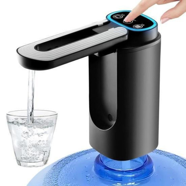 Электрическая помпа Water Pump 600 мл, аккумулятор D18 1200 мАч, USB зарядка, для бутылей 19 л