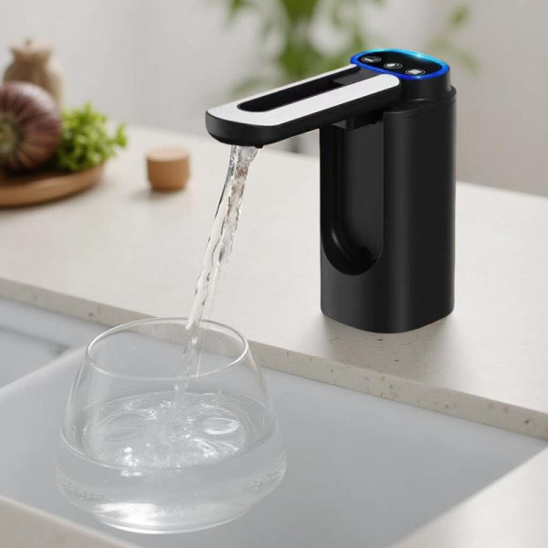 Электрическая помпа Water Pump 600 мл, аккумулятор D18 1200 мАч, USB зарядка, для бутылей 19 л