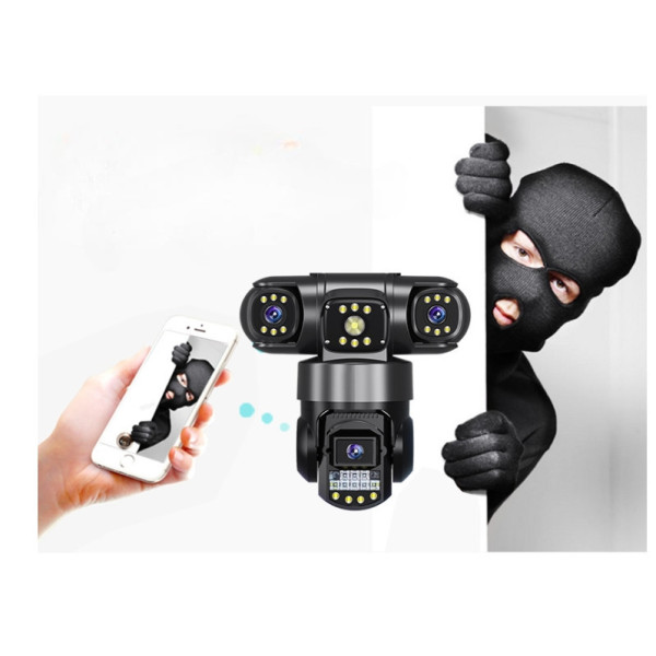 IP-камера V380 SC28-W 12 МП, 4 объектива, Wi-Fi, поддержка V380 PRO