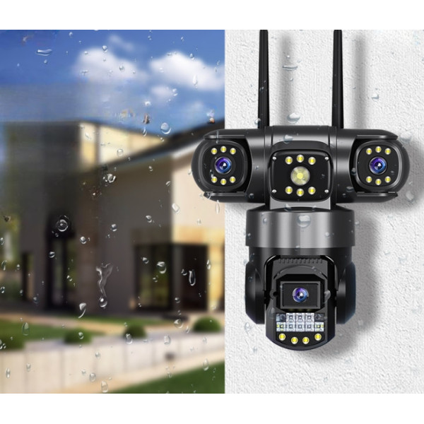 IP-камера V380 SC28-W 12 МП, 4 объектива, Wi-Fi, поддержка V380 PRO