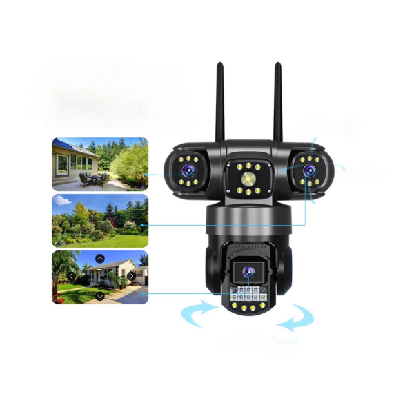 IP-камера V380 SC28-W 12 МП, 4 объектива, Wi-Fi, поддержка V380 PRO