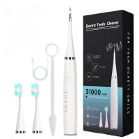 Ультразвуковая зубная щетка-скейлер 2в1 Electric Sonic Dental Scaler с насадками и зеркалом