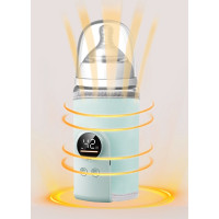 USB термос для детского питания с контролем температуры, умный подогреватель, голубой