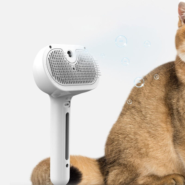 Паровая массажная щетка Zmaker для кошек и собак с распылителем и массажем