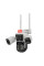 IP WiFi PTZ камера 12MP JE-190-1/2 с тремя объективами ночное видение