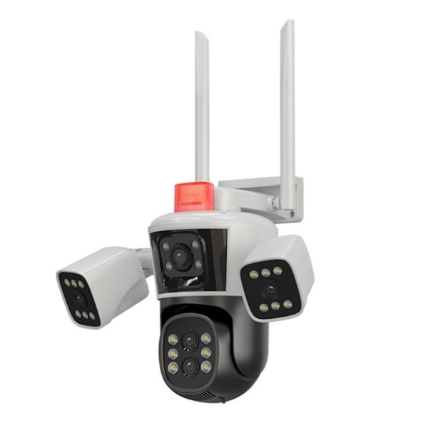 IP WiFi PTZ камера 12MP JE-190-1/2 с тремя объективами ночное видение