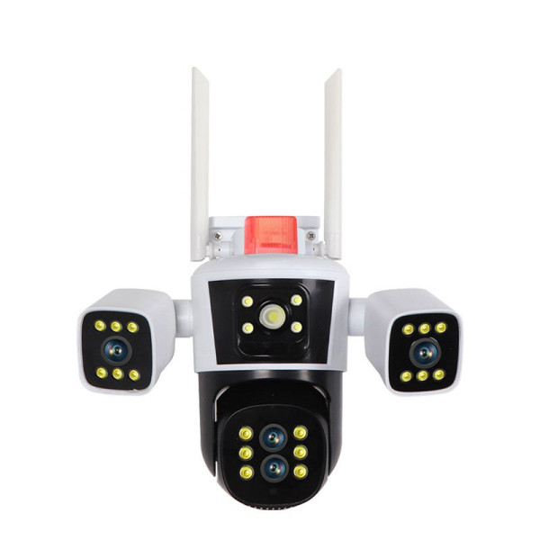IP WiFi PTZ камера 12MP JE-190-1/2 с тремя объективами ночное видение