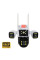 IP WiFi PTZ камера 12MP JE-190-1/2 с тремя объективами ночное видение