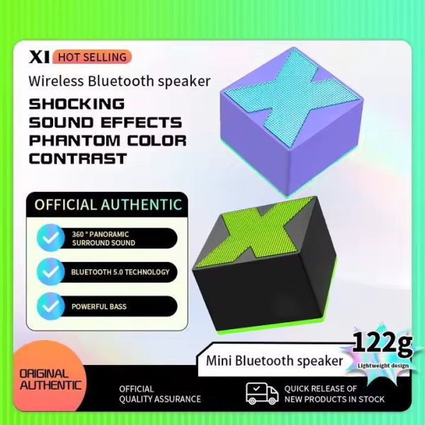 Компактная Bluetooth колонка X1 портативная чистый звук басы