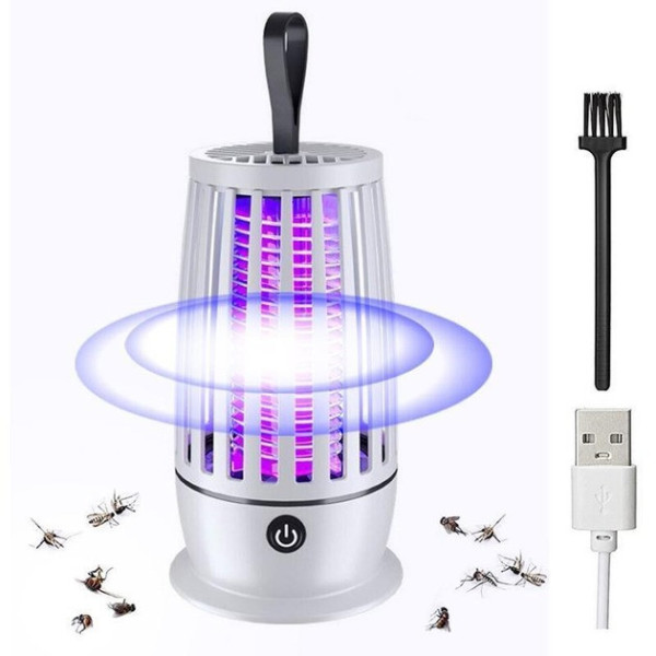 Лампа-ловушка для насекомых LY-851 с аккумулятором 4000 мАч и USB, защита от комаров