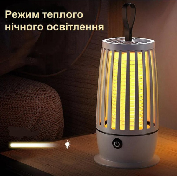 Лампа-ловушка для насекомых LY-851 с аккумулятором 4000 мАч и USB, защита от комаров