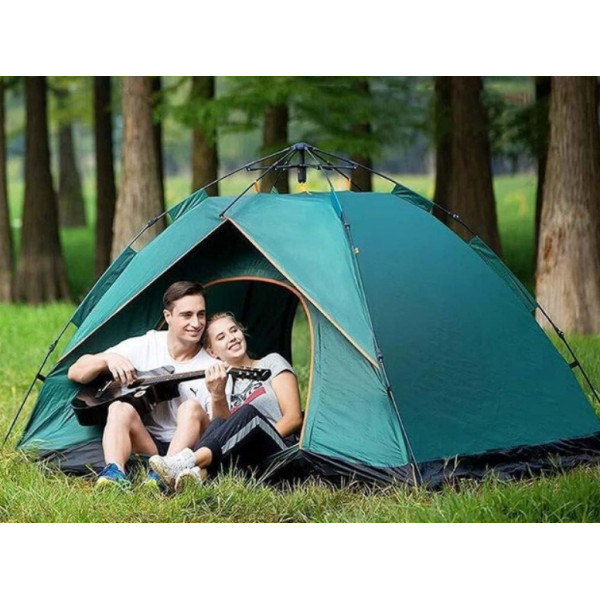 Автоматическая 2-местная палатка 1680 для кемпинга 200×150×110 см, летняя, водонепроницаемая