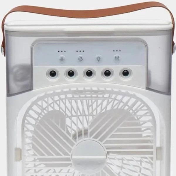 Мини кондиционер-увлажнитель AIR COOLER FAN 4-в-1, резервуар 600 мл, подсветка