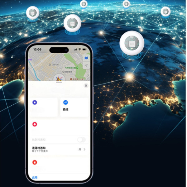 GPS-трекер TX02 для IOS Find My, с SOS кнопкой и геолокацией