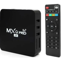 Смарт-приставка с пультом Android TV Box MXQ 4K Pro 5G 4/64 ГБ, Wi-Fi, 4K