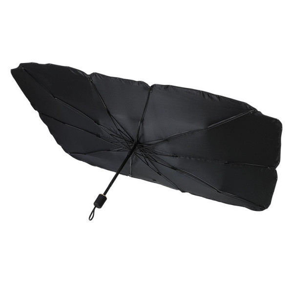 Солнцезащитный автозонт Car Umbrella 140×78 см, складной, черный
