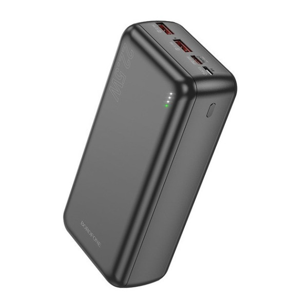 Power Bank BOROFONE BJ38B 30000 mAh с быстрой зарядкой, 2 порта USB