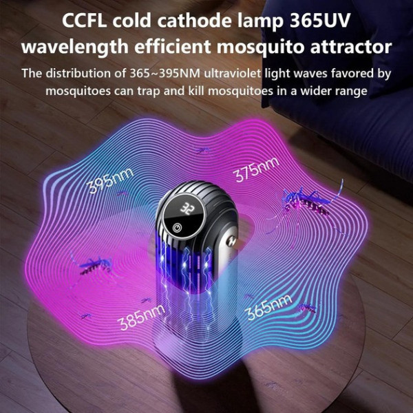 Лампа-уничтожитель насекомых LY-852 с USB Type-C и электрошоком 4000 V