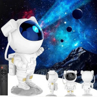 Звездный проектор Sky Star Astronaut, детский ночник в форме космонавта с пультом управления