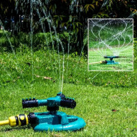 Автополив Lawn Sprinkler 360° с регулировкой форсунок, для газона