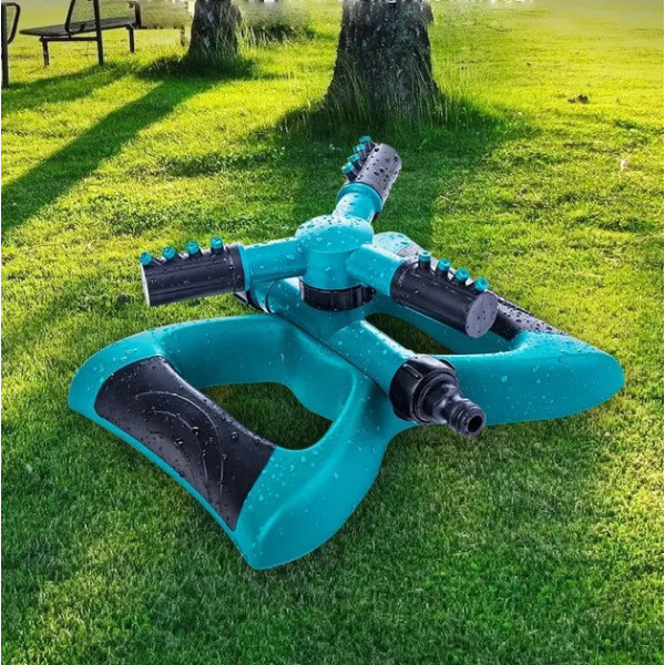 Автополив Lawn Sprinkler 360° с регулировкой форсунок, для газона
