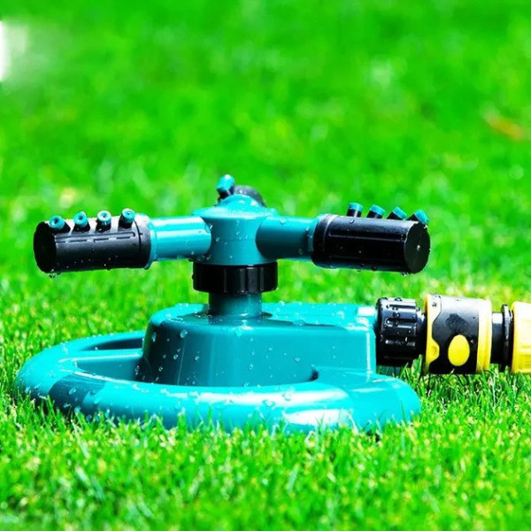 Автополив Lawn Sprinkler 360° с регулировкой форсунок, для газона