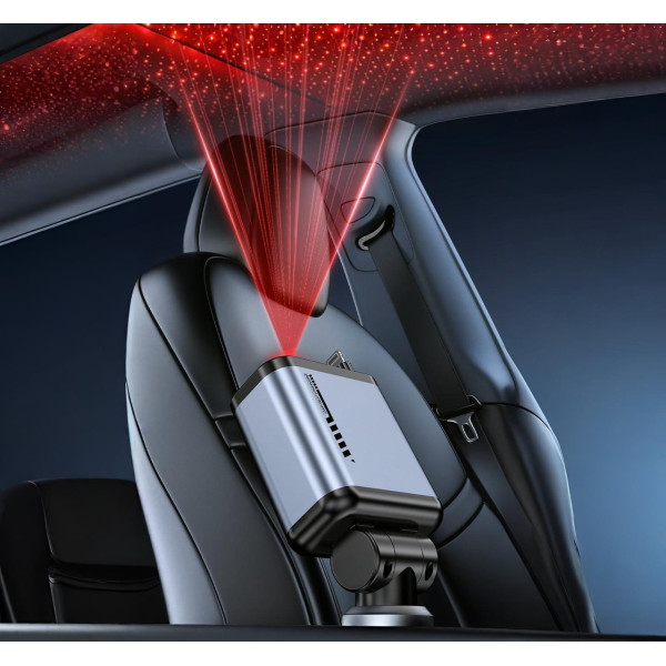 Авто зарядка «Звёздное небо» USB, Type-C, Lightning, 66 Вт, QC 3.0, PD