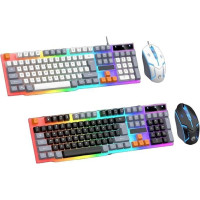 Игровая клавиатура Raiku K26 мембранная, 104 клавиши, подсветка, USB
