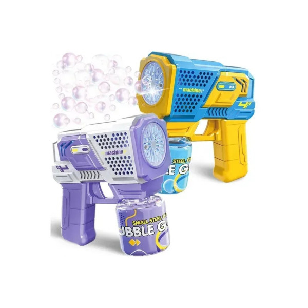 Игрушечный для мыльных пузырей Bubble Gun P162 с LED подсветкой и мелодией