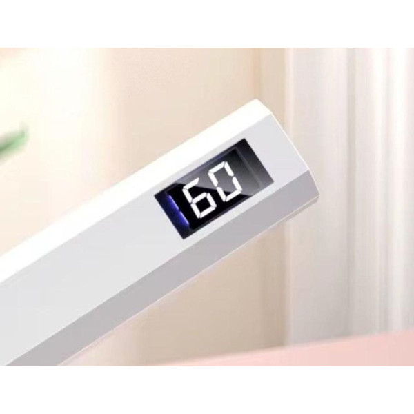 Аккумуляторная UV LED лампа-фонарик 3W для ногтей с дисплеем и таймером
