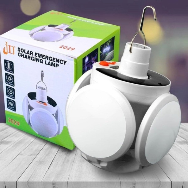Светодиодный фонарь для кемпинга JG Solar Emergency Charging Lamp 2029, с солнечной зарядкой