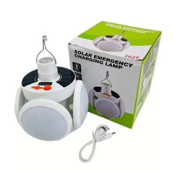 Светодиодный фонарь для кемпинга JG Solar Emergency Charging Lamp 2029, с солнечной зарядкой