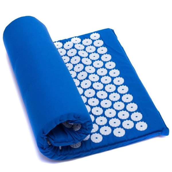 Коврик для массажа с валиком,Acupressure Mat эффективен при стрессе и боли