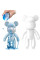 Флюидный творческий набор мишка DIY creative bear, 23 см, включает краски