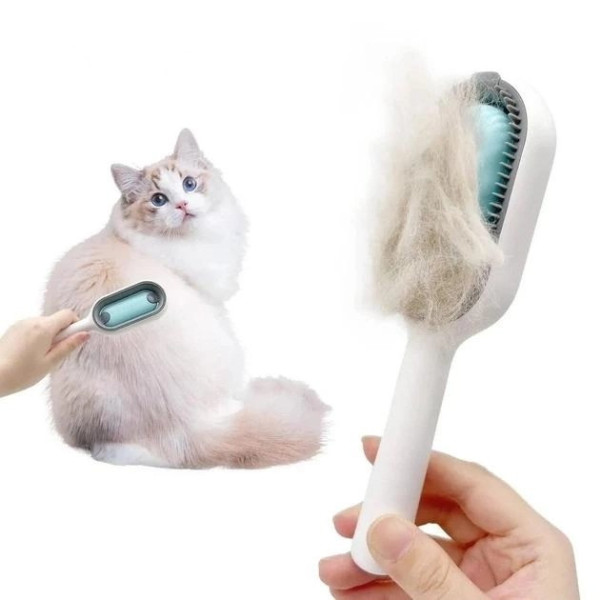 Щетка 4в1 для вычесывания шерсти Pet Gravity, подходит для сухого и влажного использования