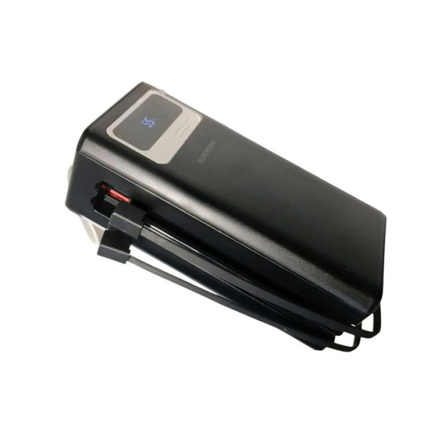 Портативный Power Bank BOROFONE 40000mAh DBT-35A, 4 USB, Type-C, Lightning, LED, быстрая зарядка