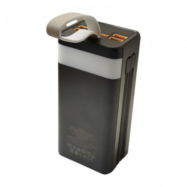 Портативный Power Bank BOROFONE 40000mAh DBT-35A, 4 USB, Type-C, Lightning, LED, быстрая зарядка