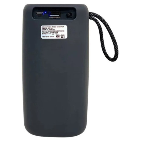 Колонка Bluetooth MB-041 9150, портативная, 10 Вт, USB Type-C, LED подсветка, аккумулятор 1200 мАч
