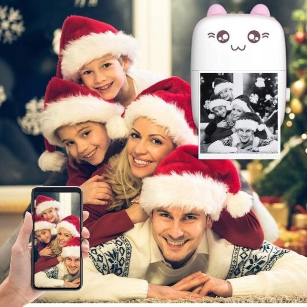 Термопринтер BAMBI CAT MINI, портативный, специально для детей