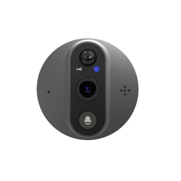 Видеодомофон Tuya Life 300PA Wi-Fi , глазок 20 МП, ночное видение, беспроводное управление