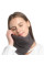 Подушка для путешествий на шею Travel Pillow, шарф-тип, серая, для комфортного сна в транспорте