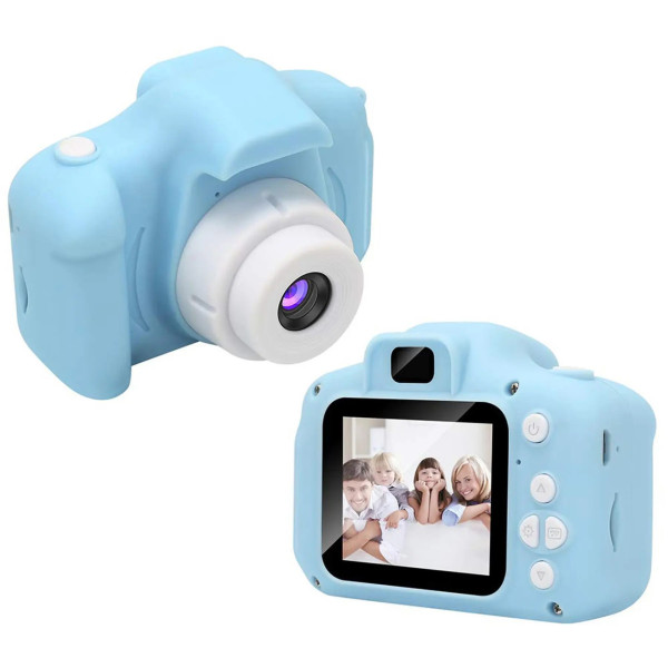 Фотоаппарат X300 для детей, цифровой, с USB и функцией автофокуса, в комплекте с чехлом