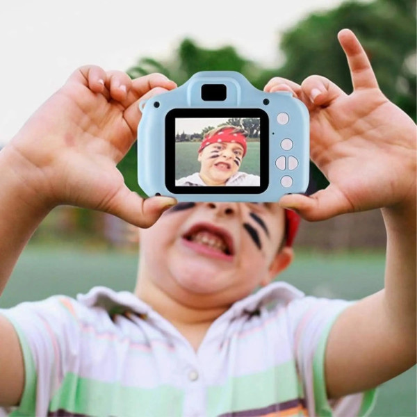 Фотоаппарат X300 для детей, цифровой, с USB и функцией автофокуса, в комплекте с чехлом