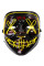 Маска "Судная ночь" Purge Mask ABC, неоновая, на батарейках