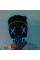 Маска "Судная ночь" Purge Mask ABC, неоновая, на батарейках