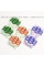 Массажный ролик для ног с 14 роликами, компактный, для глубокого расслабления и рефлексотерапии